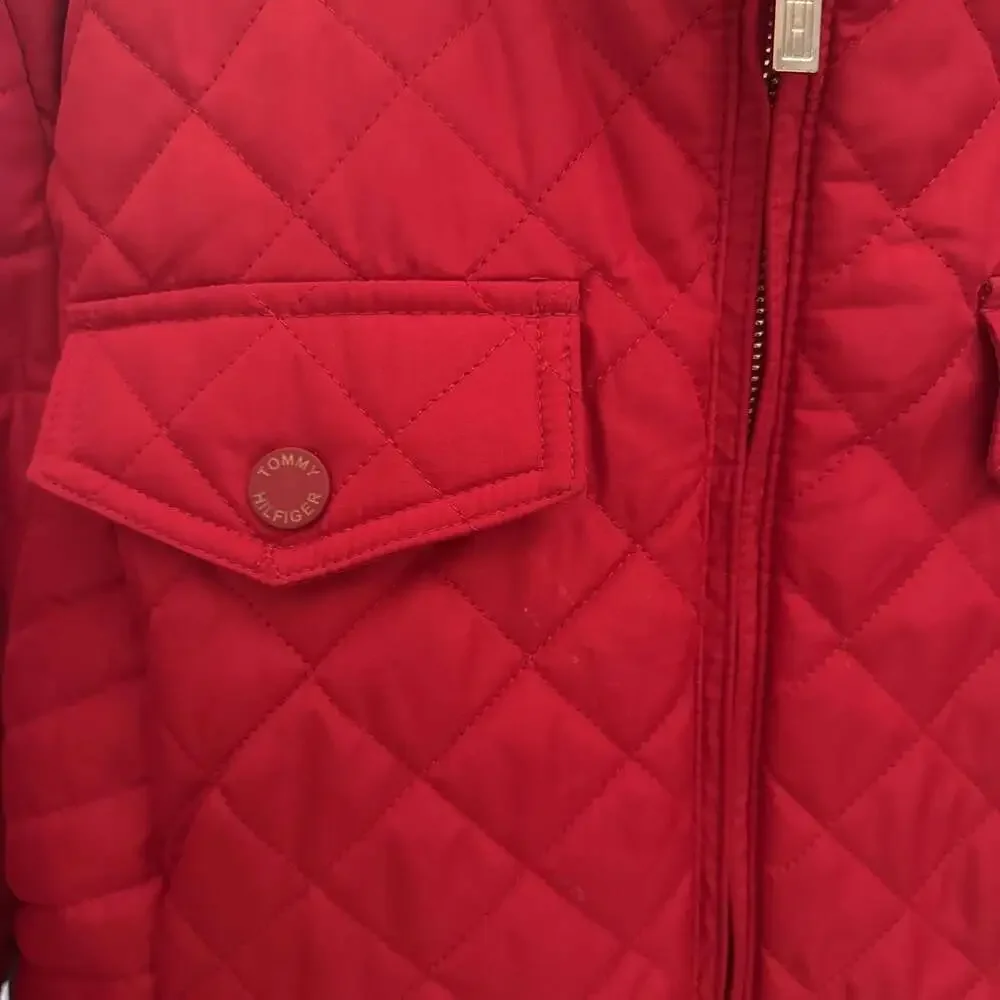 Tommy Hilfiger Scarlet Red‎ Quilted Jacket